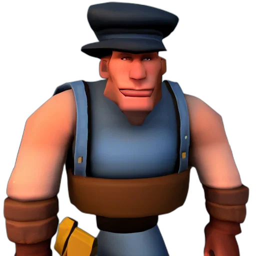 staff, hat, face, robot transparent PNG cut-out