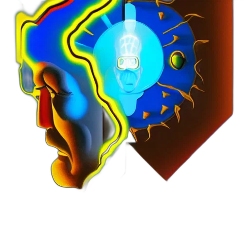robot, crown, mask, jewelry transparent PNG cut-out