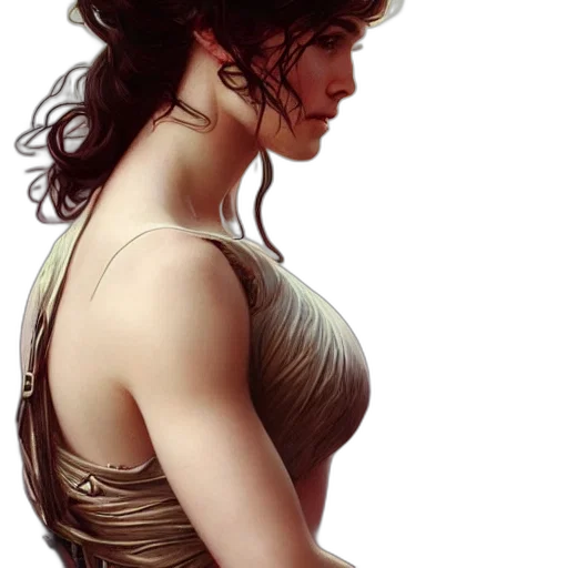 dress, jewelry, crown, hair transparent PNG cut-out