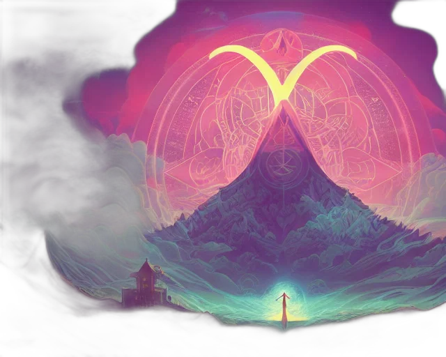 fantasy art, concept art, watercolor, pixel art transparent PNG cut-out