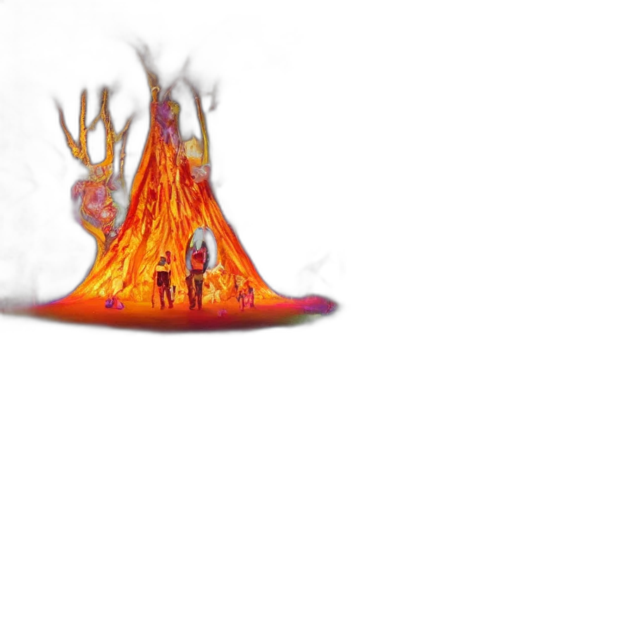 crown, dragon, hair, mask transparent PNG cut-out