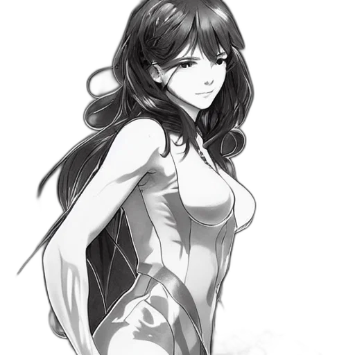 dress, staff, concept art, anime transparent PNG cut-out
