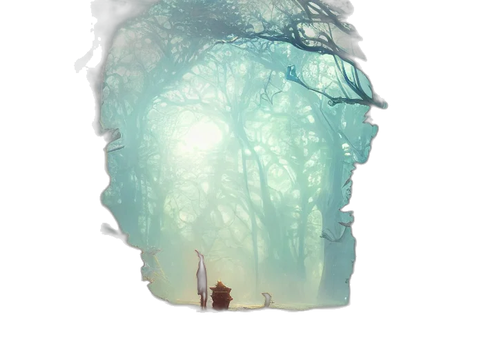 mask, face, tree, crown transparent PNG cut-out