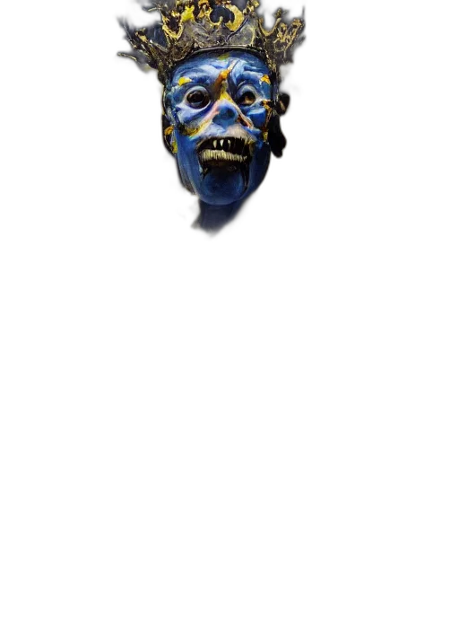 mask, face, staff, creature transparent PNG cut-out