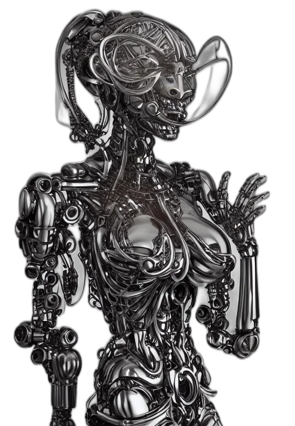 robot, jewelry, crown, dress transparent PNG cut-out