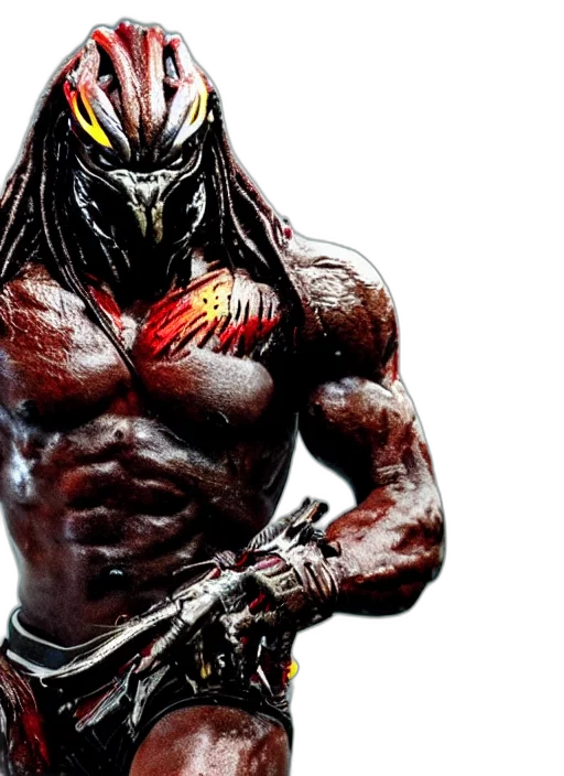 comic book art, concept art, predator transparent PNG cut-out
