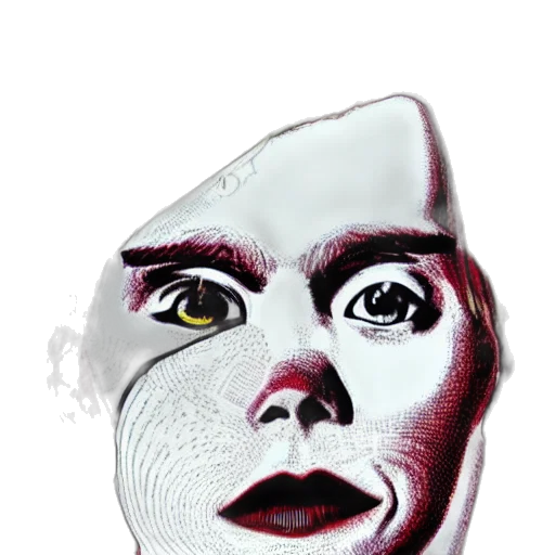 mask, face, creature, robot transparent PNG cut-out