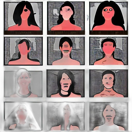 face, mask, concept art, comic book art transparent PNG cut-out