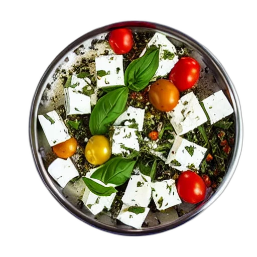 food, feta, cheese, peppermint transparent PNG cut-out