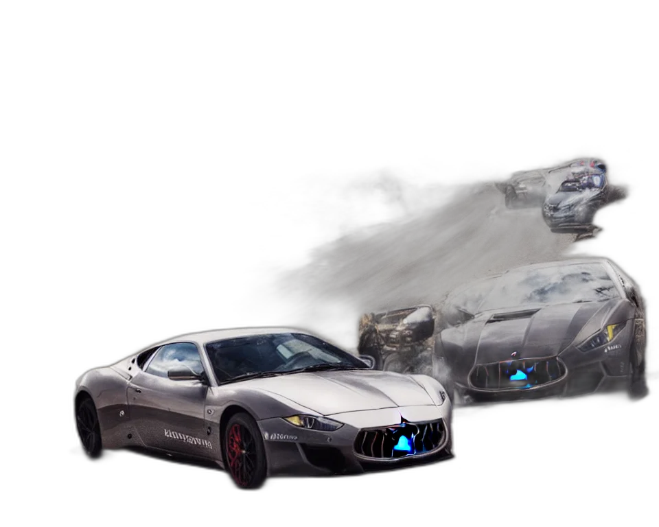car, concept art, photorealistic, 3d render transparent PNG cut-out
