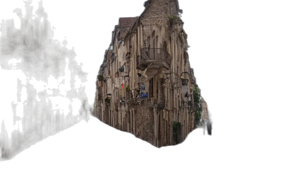 building, umbrella, crown, face transparent PNG cut-out