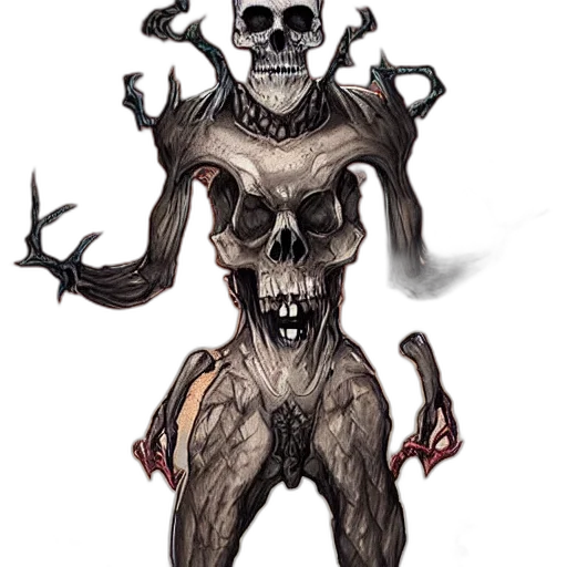 creature, staff, mask, crown transparent PNG cut-out
