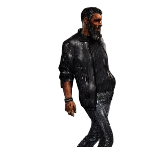 jacket, creature, animal, staff transparent PNG cut-out