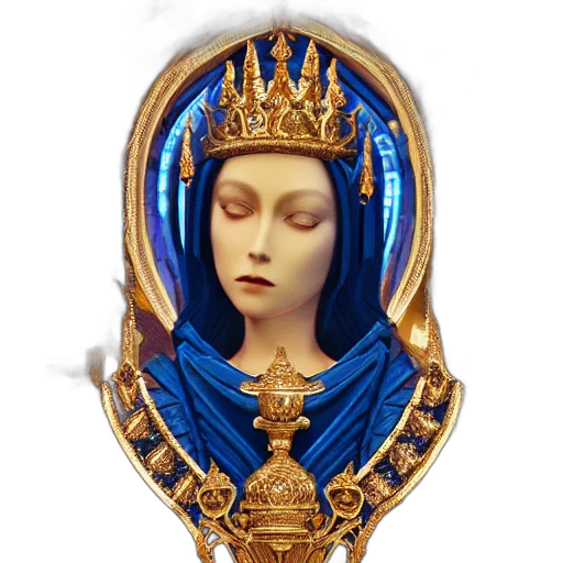 jewelry, crown, staff, face transparent PNG cut-out