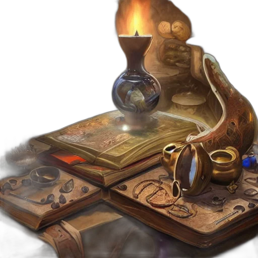 jewelry, furniture, concept art, fantasy art transparent PNG cut-out