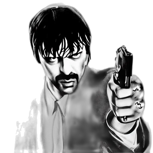 weapon, comic book art, cartoon, photorealistic transparent PNG cut-out