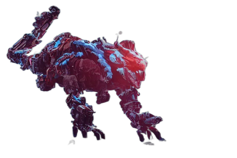 creature, dragon, animal, robot transparent PNG cut-out