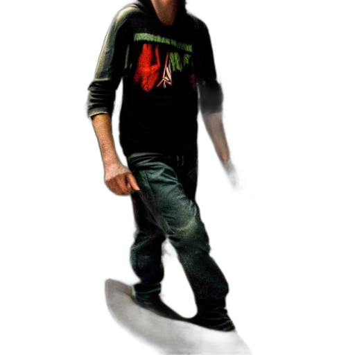 jacket, staff, creature, 3d render transparent PNG cut-out