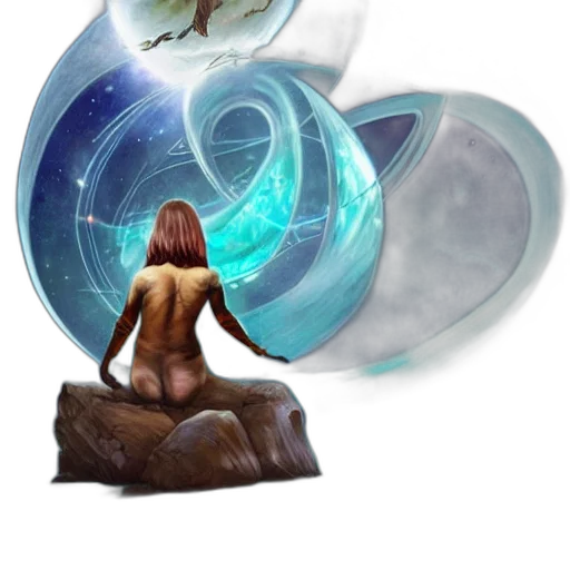 concept art, fantasy art, photorealistic, pixel art transparent PNG cut-out