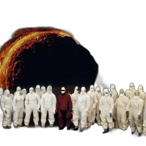 staff, jacket, mask, concept art transparent PNG cut-out