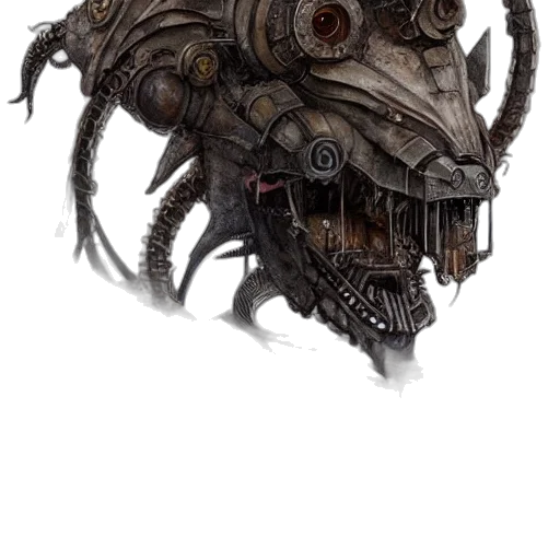 mask, face, creature, dragon transparent PNG cut-out