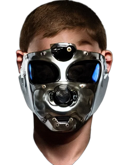 mask, face, robot, weapon transparent PNG cut-out