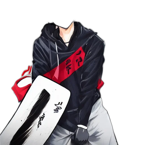 jacket, concept art, anime, photorealistic transparent PNG cut-out