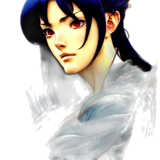 face, watercolor, fantasy art, photorealistic transparent PNG cut-out