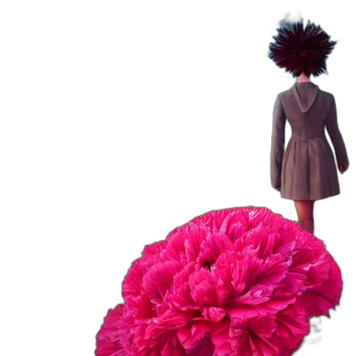 dress, flower, crown, hat transparent PNG cut-out