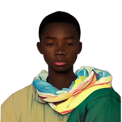 jacket, face, hat, mask transparent PNG cut-out
