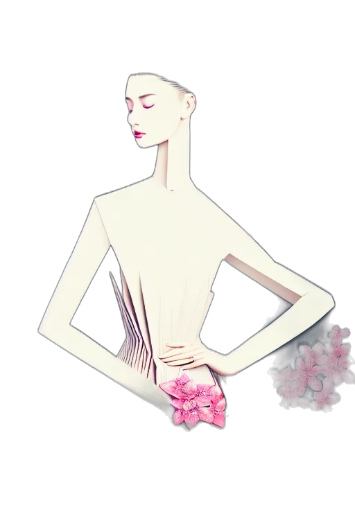 dress, jewelry, jacket, staff transparent PNG cut-out