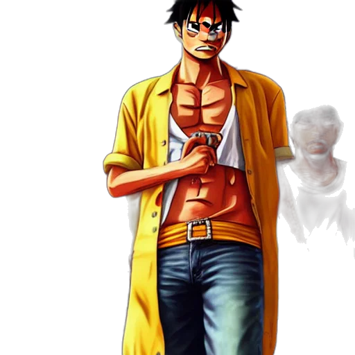 jacket, staff, concept art, comic book art transparent PNG cut-out