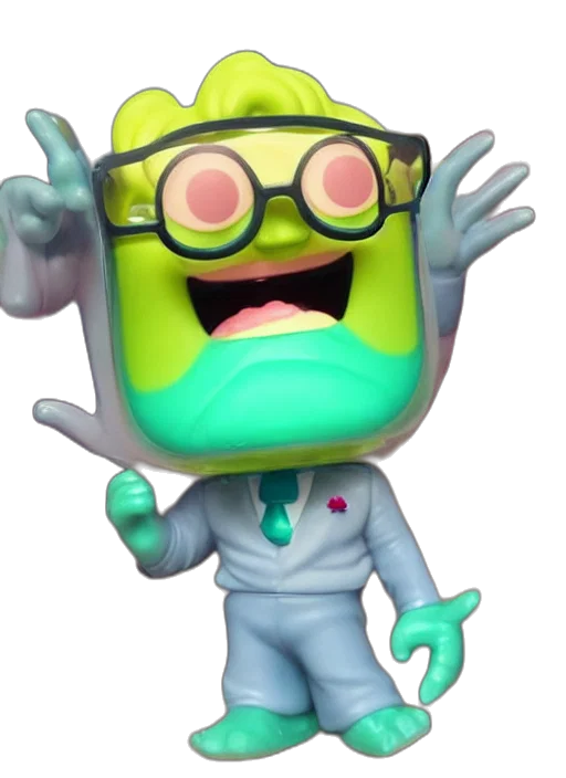 staff, robot, mask, 3d render transparent PNG cut-out