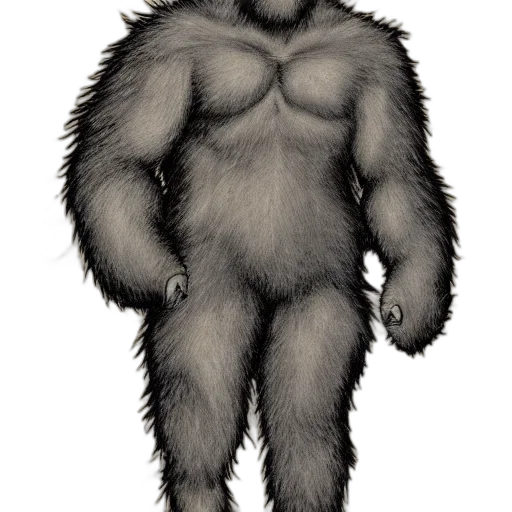creature, animal, staff, hair transparent PNG cut-out