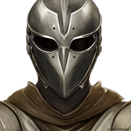 mask, face, sword, fantasy art transparent PNG cut-out