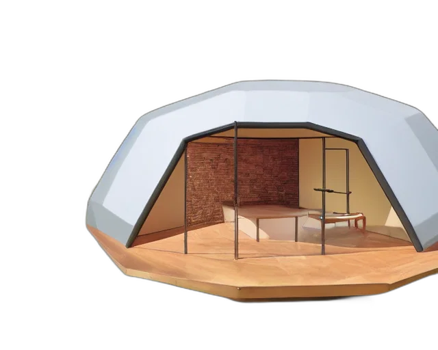 furniture, umbrella, 3d render, concept art transparent PNG cut-out