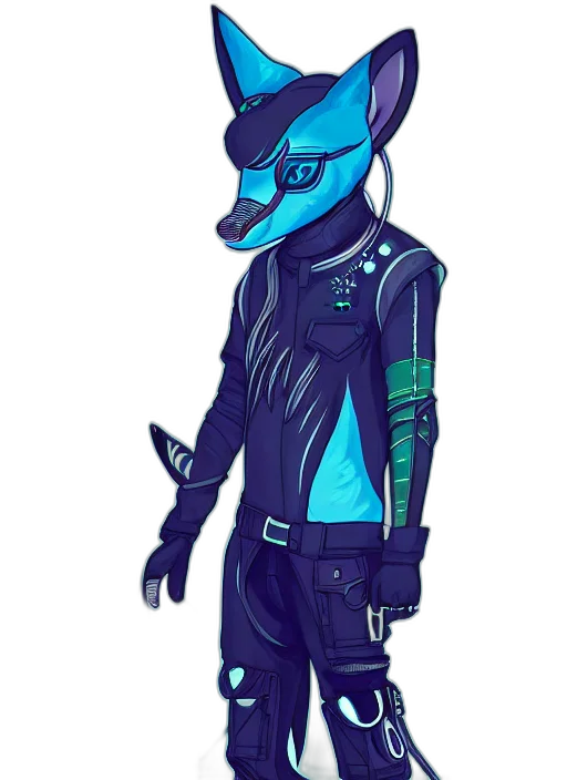 jacket, staff, mask, robot transparent PNG cut-out