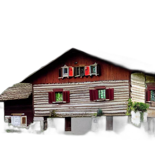 building, furniture, food, 3d render transparent PNG cut-out