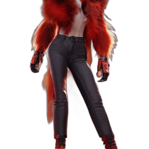 jacket, concept art, 3d render, cyberpunk transparent PNG cut-out