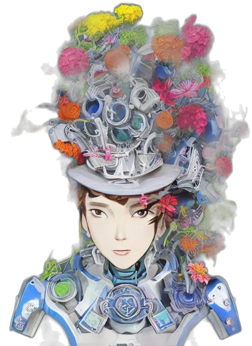 crown, robot, hat, mask transparent PNG cut-out
