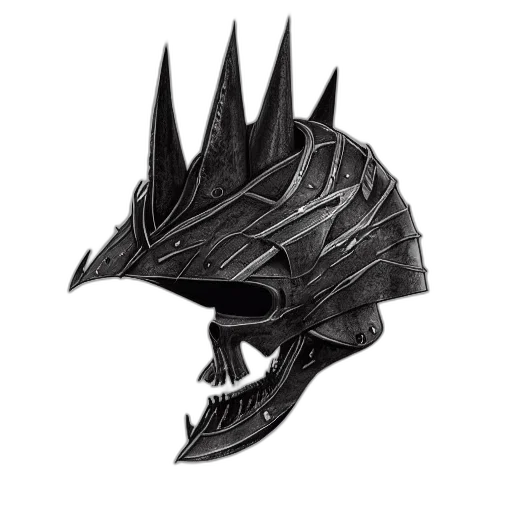 dragon, mask, creature, crown transparent PNG cut-out