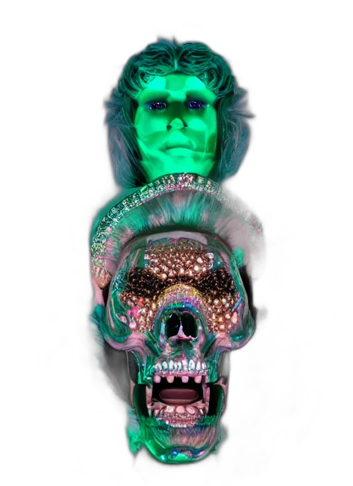mask, face, crown, jewelry transparent PNG cut-out