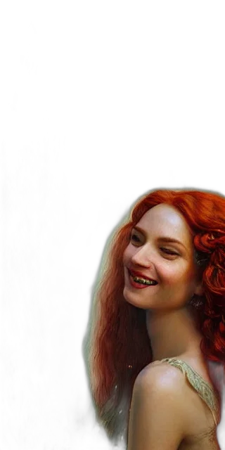 face, hair, crown, jewelry transparent PNG cut-out