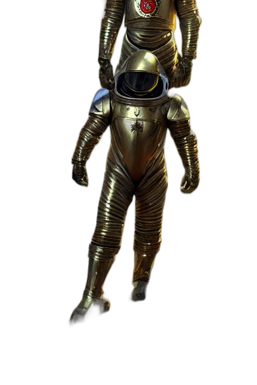 robot, staff, mask, creature transparent PNG cut-out