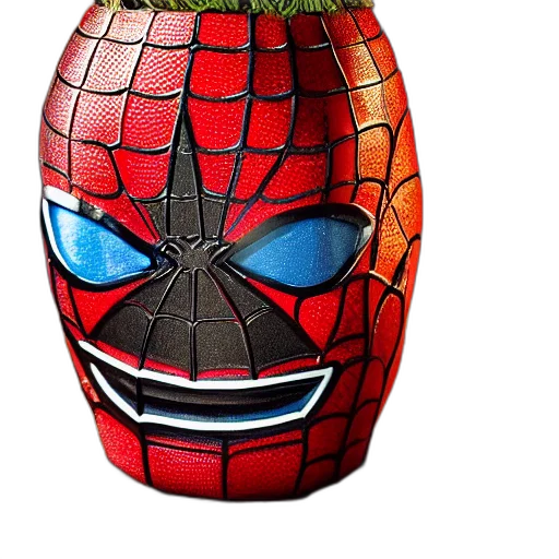 mask, bottle, 3d render, comic book art transparent PNG cut-out