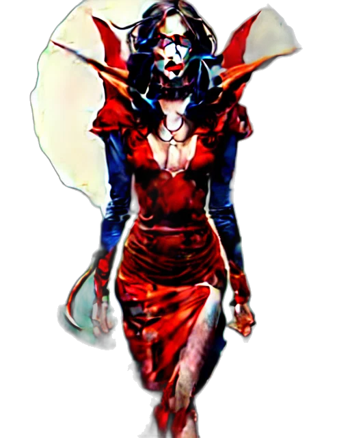 mask, dress, staff, jewelry transparent PNG cut-out