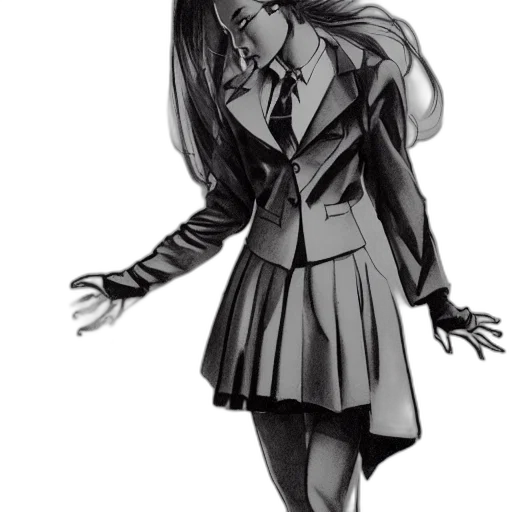 jacket, dress, staff, concept art transparent PNG cut-out