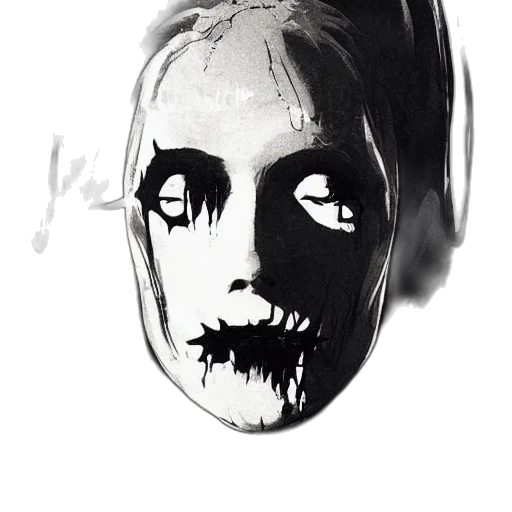 mask, face, creature, concept art transparent PNG cut-out