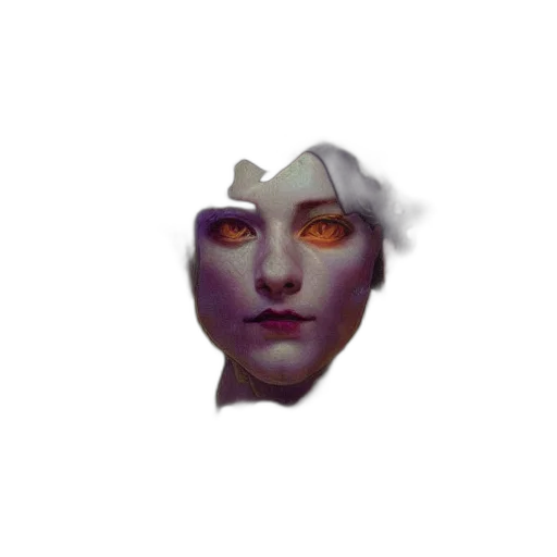 mask, face, robot, creature transparent PNG cut-out