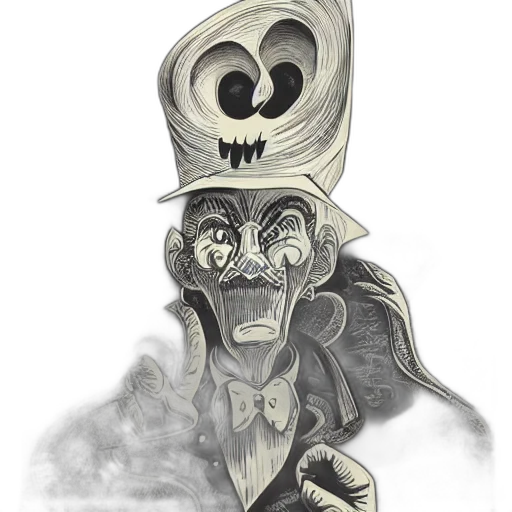 mask, hat, staff, face transparent PNG cut-out